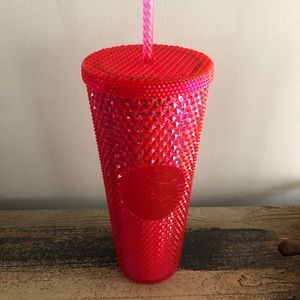 NWT Pink Starbucks studded cup